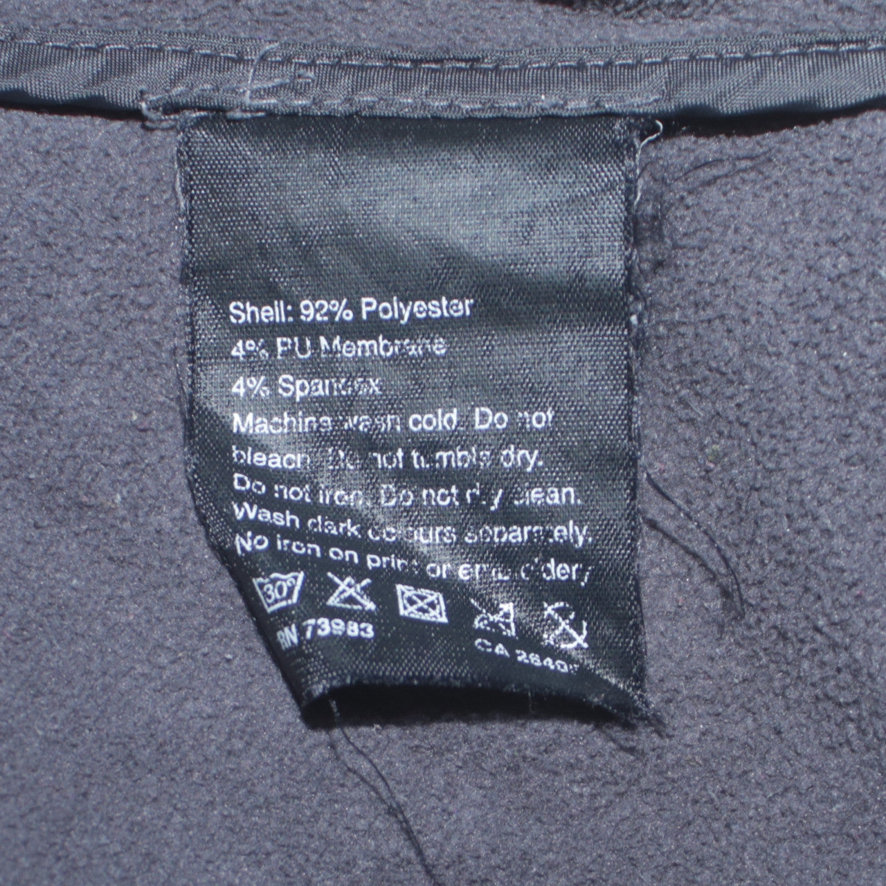 Helly Hansen Men's Black L Soft Shell Jacket Windproof Outdoor