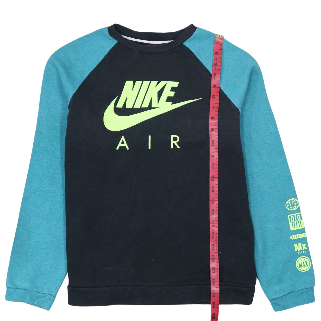 Nike Boys Black Air Logo Pullover Sweatshirt Size 13-15 Years