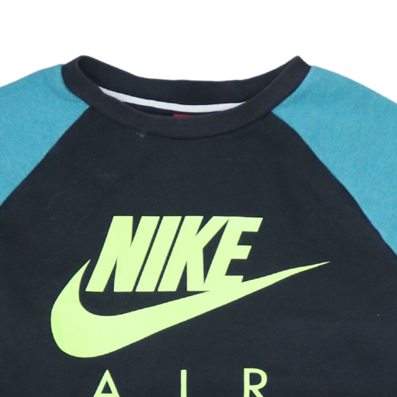 Nike Boys Black Air Logo Pullover Sweatshirt Size 13-15 Years