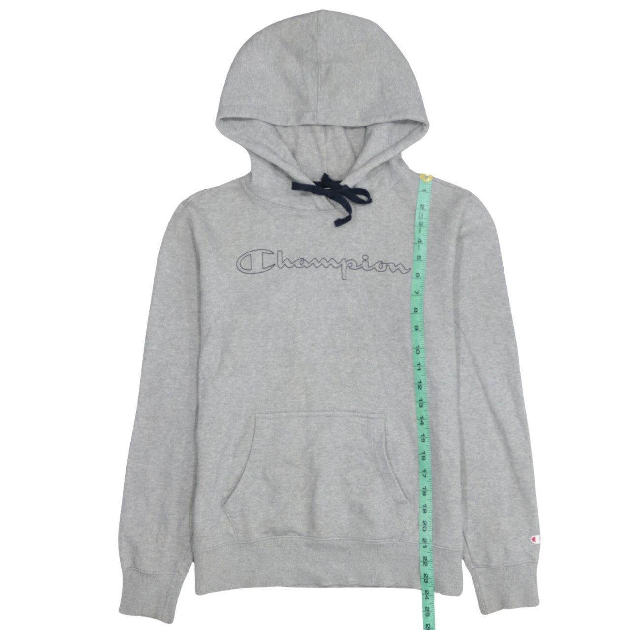 Champion Men's Grey Pullover Hoodie Large Sports Fleece
