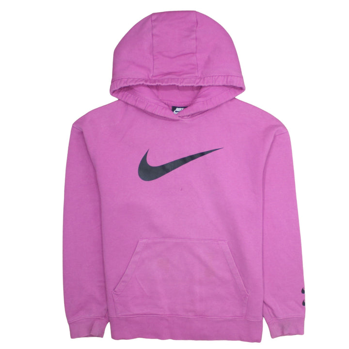 Nike Women's Pink Pullover Hoodie Small Cotton Blend Casual