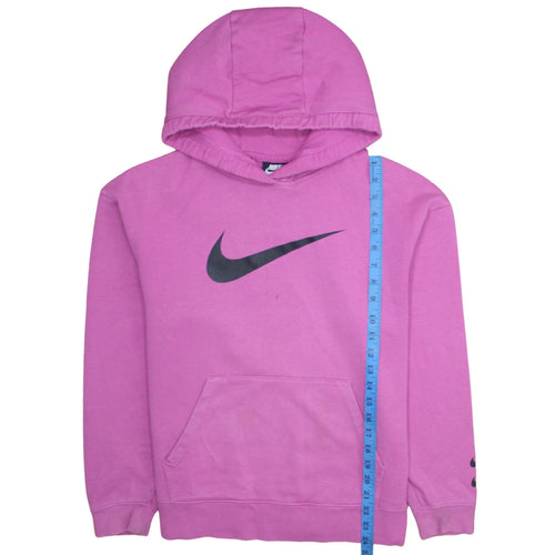 Nike Women's Pink Pullover Hoodie Small Cotton Blend Casual