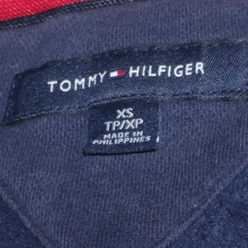 Tommy Hilfiger Men's Blue XS Full Zip Hoodie Sweatshirt