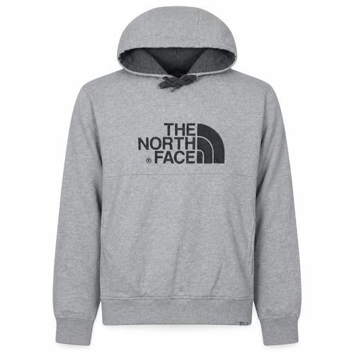 The North Face Men's Grey Pullover Hoodie Small Outdoor Logo Sweatshirt