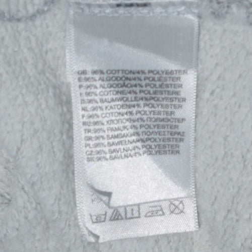The North Face Men's Grey Pullover Hoodie Small Outdoor Logo Sweatshirt