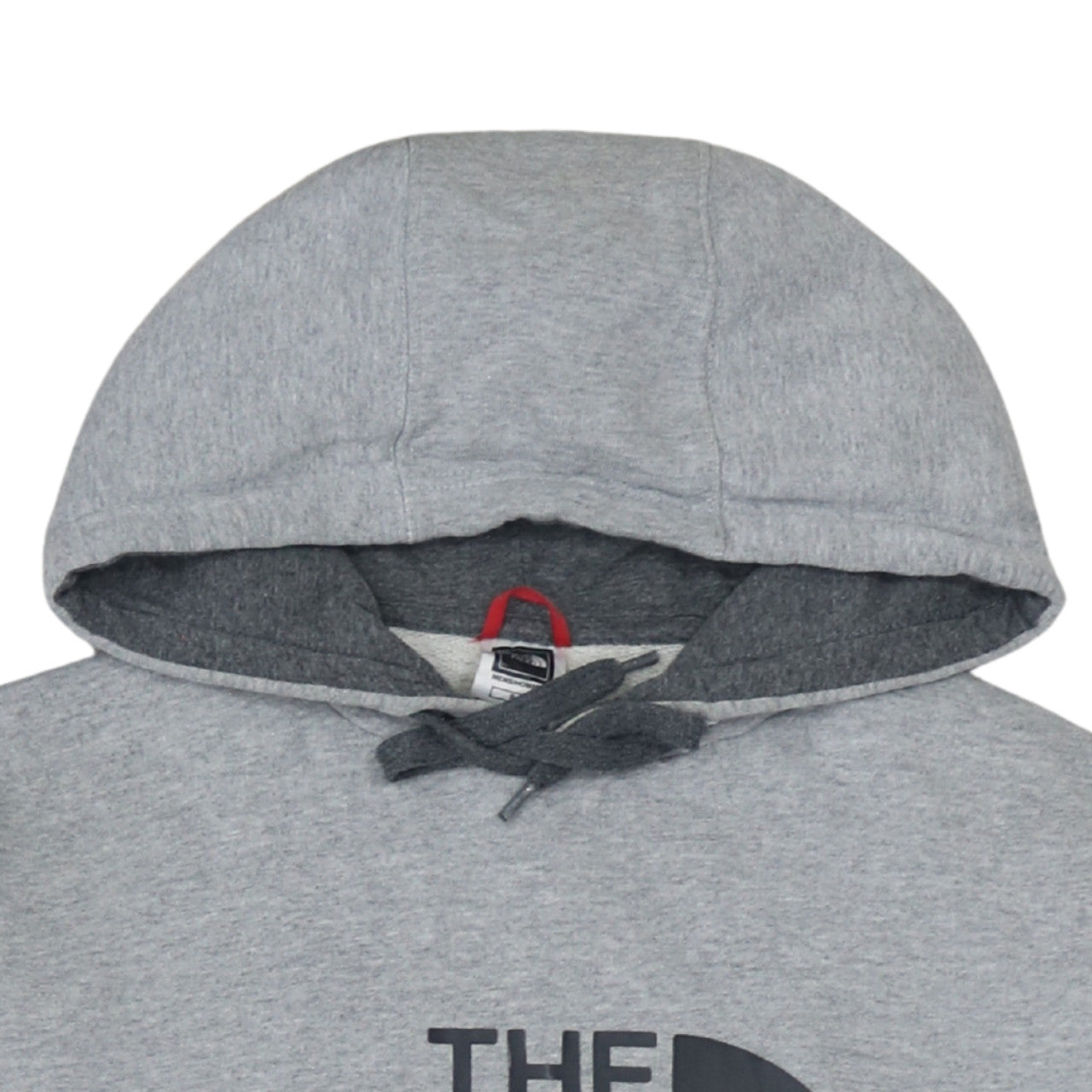The North Face Men's Grey Pullover Hoodie Small Outdoor Logo Sweatshirt