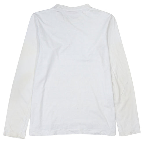 Puma Men's White Long Sleeve Cotton Casual Top 2XL