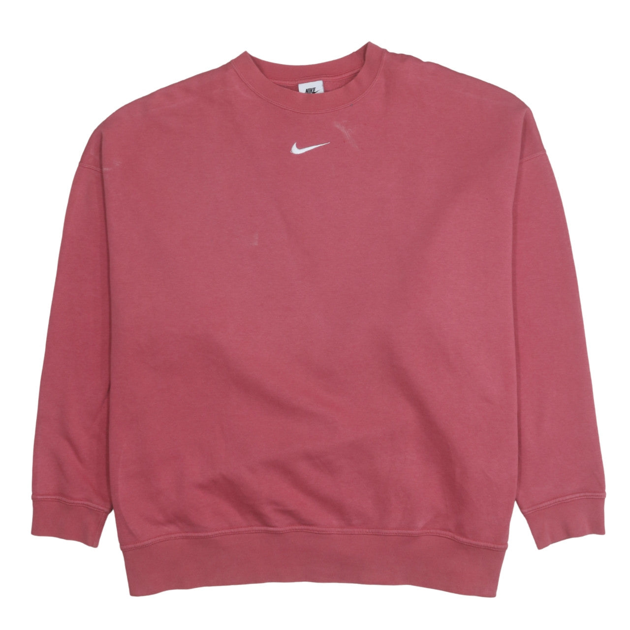 Nike Women's Pink Crew Neck Pullover Sweatshirt Size S