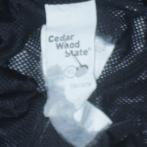 Cedar Wood State Men's Grey XL Windbreaker Hooded Jacket