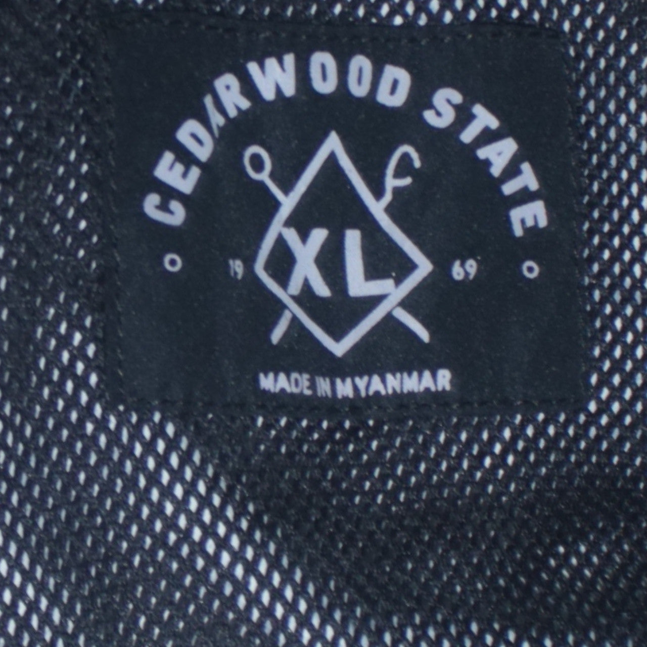 Cedar Wood State Men's Grey XL Windbreaker Hooded Jacket