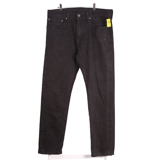 Levi's 508 Men's Black Tapered Jeans W34 L30 Denim Regular Fit