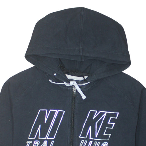 Nike Men's Black XL Full Zip Dri-FIT Training Hoodie