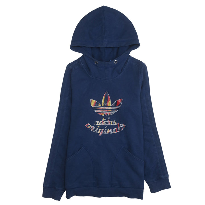 Adidas Originals Blue Men's M Pullover Hoodie with Logo