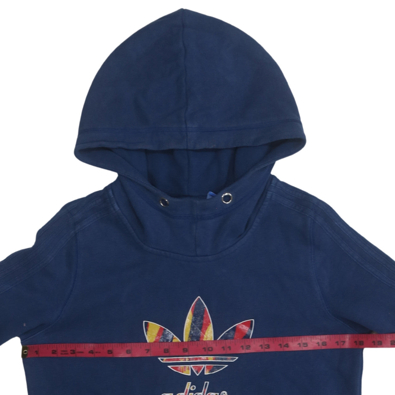 Adidas Originals Blue Men's M Pullover Hoodie with Logo