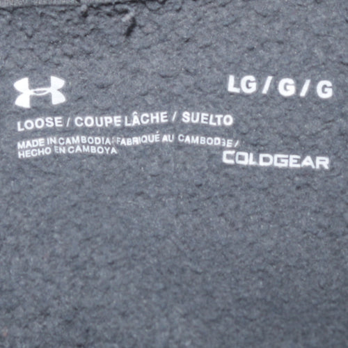Under Armour Men's Grey ColdGear Pullover Hoodie Size L