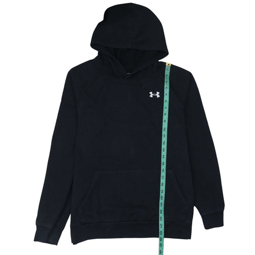 Under Armour Boys Black Size YXL Pullover Hoodie Loose Fit Sweatshirt