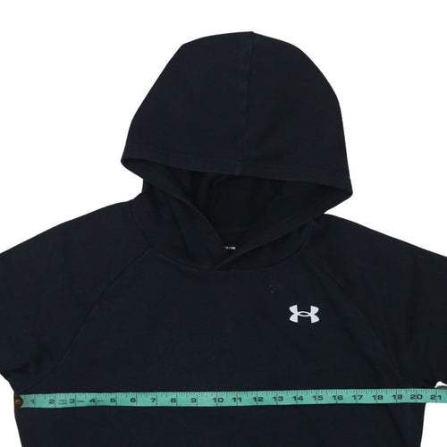 Under Armour Boys Black Size YXL Pullover Hoodie Loose Fit Sweatshirt