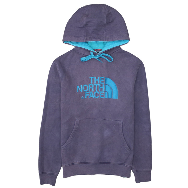 The North Face Men's Purple Pullover Hoodie Small Fleece Logo