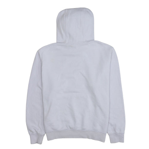 Nike Men's White Pullover Hoodie Medium Regular Fit Sports Style