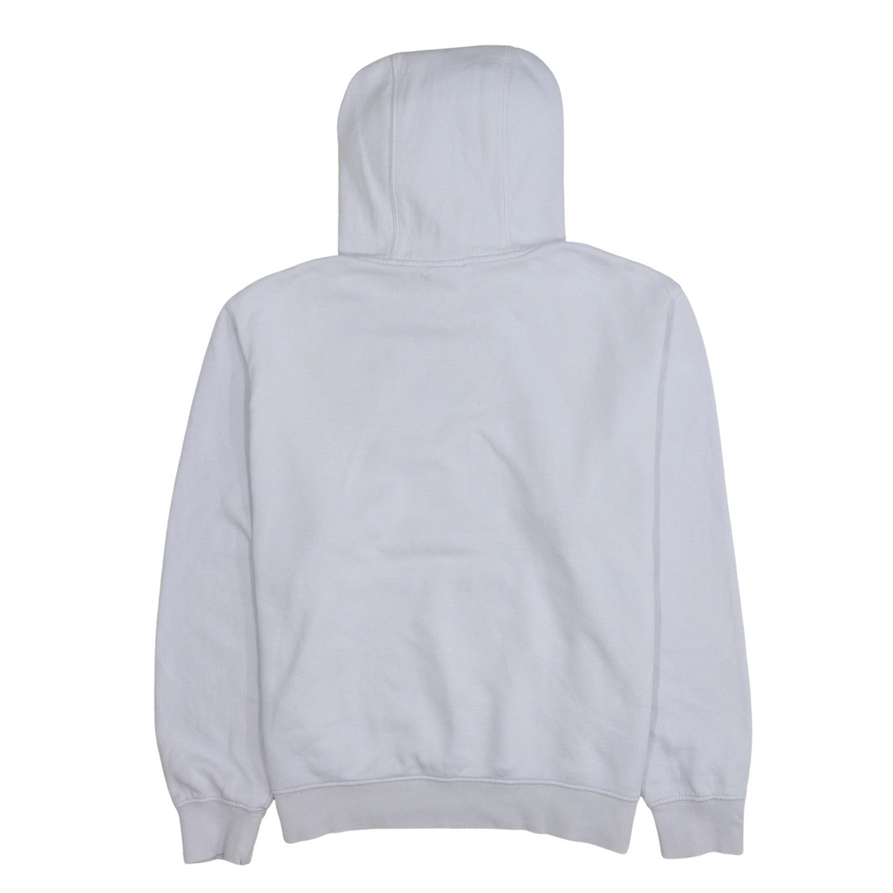 Nike Men's White Pullover Hoodie Medium Regular Fit Sports Style
