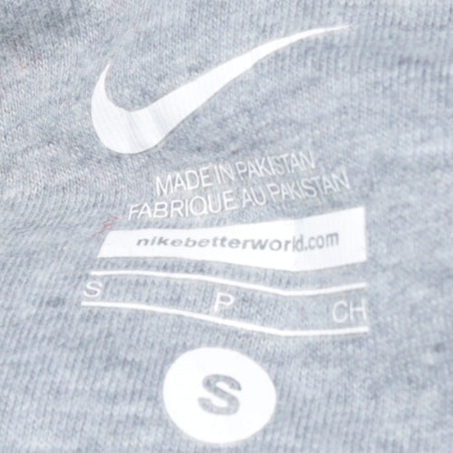 Nike Men's Blue Full Zip Hoodie Small Logo Sportswear