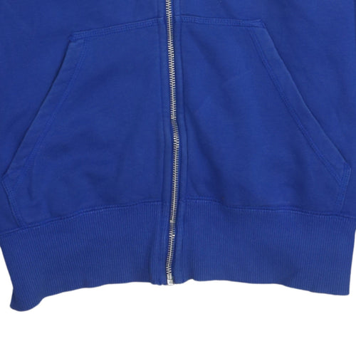 Nike Men's Blue Full Zip Hoodie Small Logo Sportswear