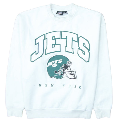 Primark NFL Women White 2XS Pullover Sweatshirt New York Jets Graphic