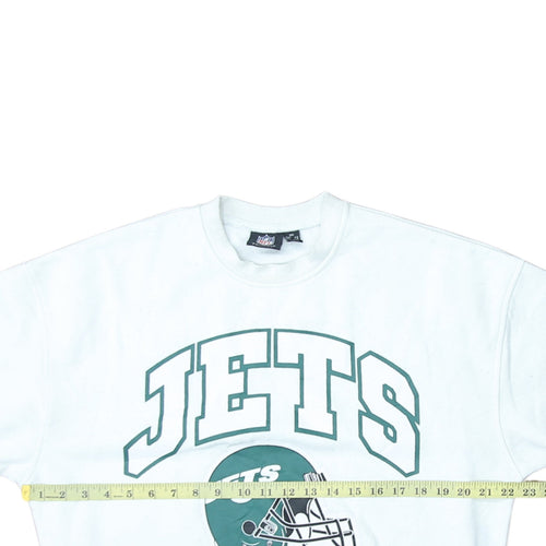 Primark NFL Women White 2XS Pullover Sweatshirt New York Jets Graphic
