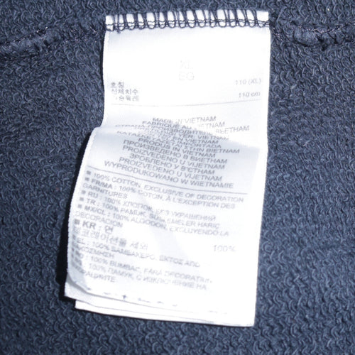GAP Women Navy Blue XL Pullover Hoodie London Logo Union Jack Cotton
