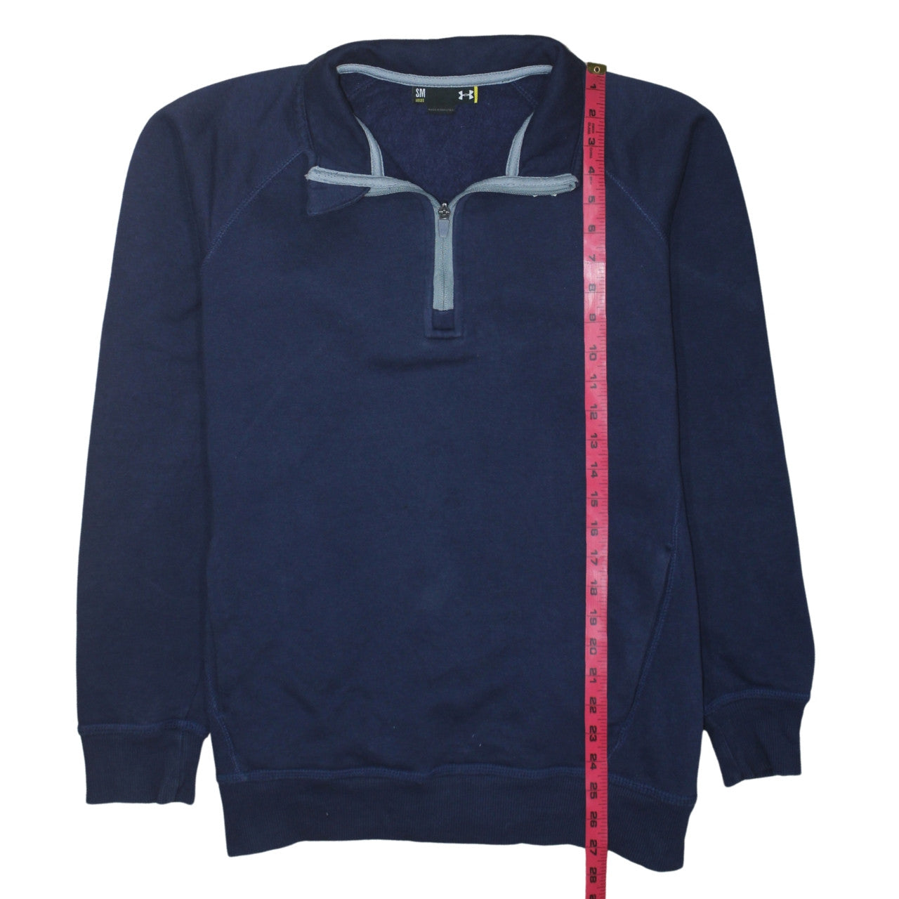 Under Armour Men's Blue 1/4 Zip Fleece Sweatshirt Size S