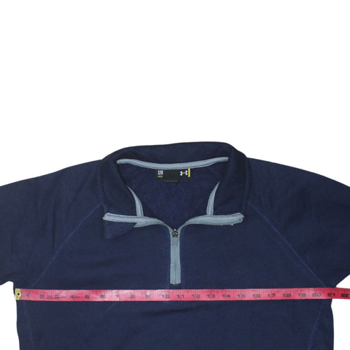 Under Armour Men's Blue 1/4 Zip Fleece Sweatshirt Size S