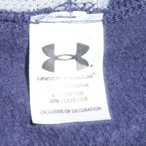 Under Armour Men's Blue 1/4 Zip Fleece Sweatshirt Size S