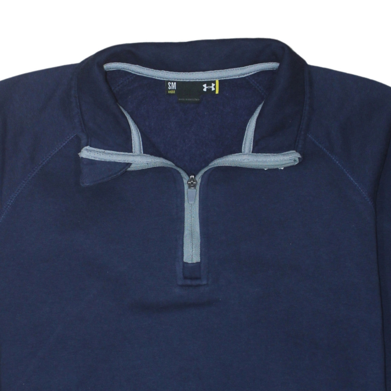 Under Armour Men's Blue 1/4 Zip Fleece Sweatshirt Size S