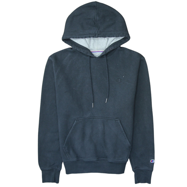 Champion Men's Black Pullover Hoodie Size S Fleece Regular Fit