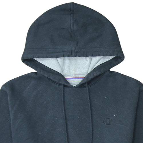 Champion Men's Black Pullover Hoodie Size S Fleece Regular Fit