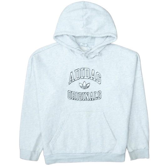 Adidas Originals Men's Grey Pullover Hoodie Size M Fleece Sportswear