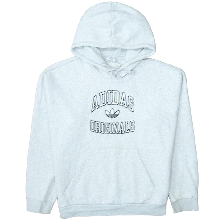 Adidas Originals Men's Grey Pullover Hoodie Size M Fleece Sportswear