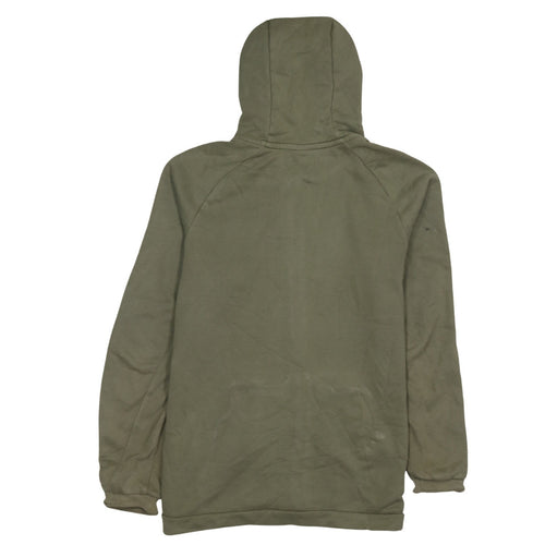 Nike Men's Green Full Zip Hoodie M Regular Fit Fleece Sweatshirt