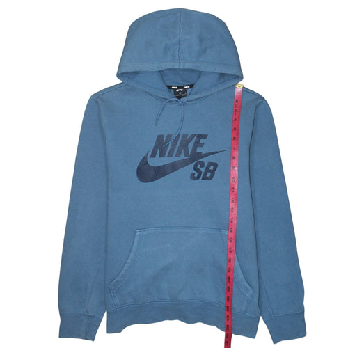 Nike SB Men's Blue Pullover Hoodie L Regular Fit Skate Graphic