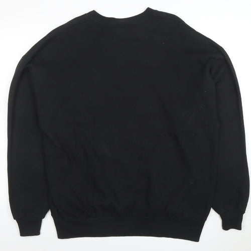 Jerzees Men’s Black XL Pullover Sweatshirt California Dreamin’ Retro Graphic