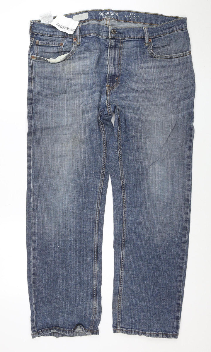 Levi's Denizen 285 Men's Blue Straight Fit Denim Jeans 28S