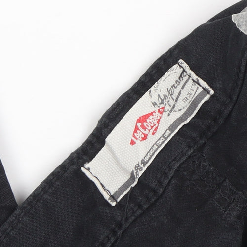 Lee Cooper Men's Black Straight Fit Denim Jeans Size L 36x32
