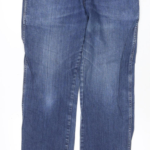 Wrangler Men's Blue Regular Fit Straight Denim Jeans W33 L32