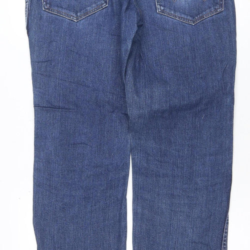 Wrangler Men's Blue Regular Fit Straight Denim Jeans W33 L32