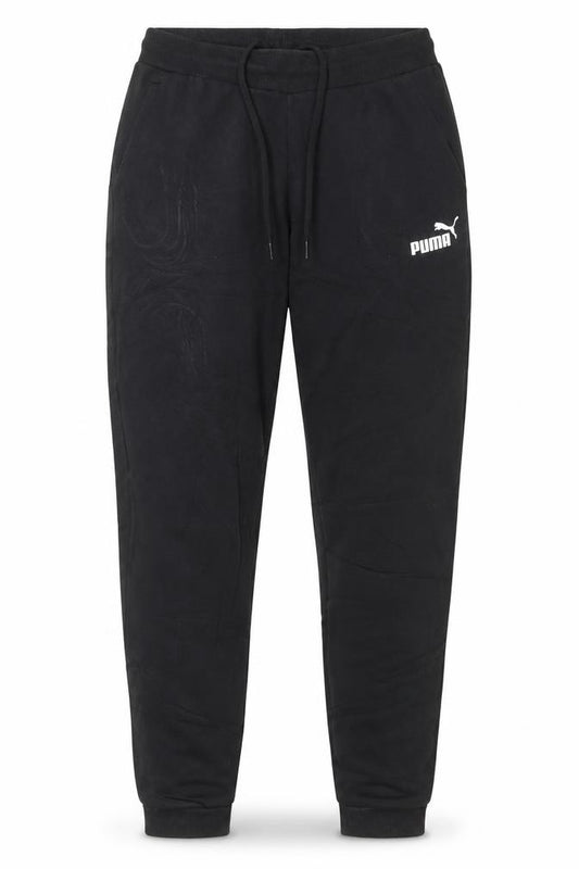 Front view of Puma Women's Black Jogger Sweatpants, size 10, Regular Fit Activewear