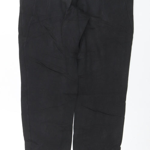 Puma Women's Black Jogger Sweatpants Size 10 Regular Fit Activewear