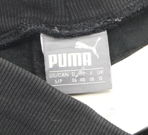 Puma Women's Black Jogger Sweatpants Size 10 Regular Fit Activewear