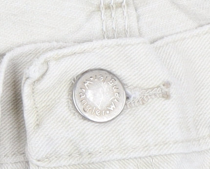 Wrangler Men's Beige Cargo Shorts Size L Cotton Canvas Workwear
