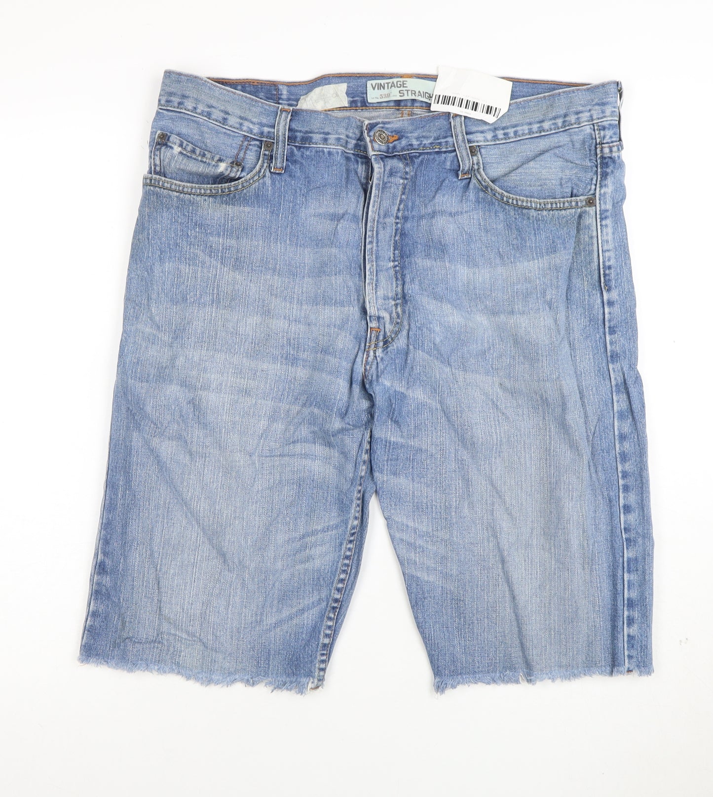 Levi's Men's Blue Denim Vintage Straight Shorts W36