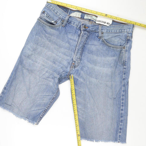 Levi's Men's Blue Denim Vintage Straight Shorts W36
